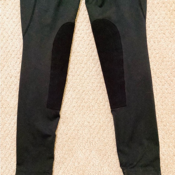Kerrits Girls Size Large Black Equestrian Riding Pants-Breaches-Leggings - Picture 7 of 10